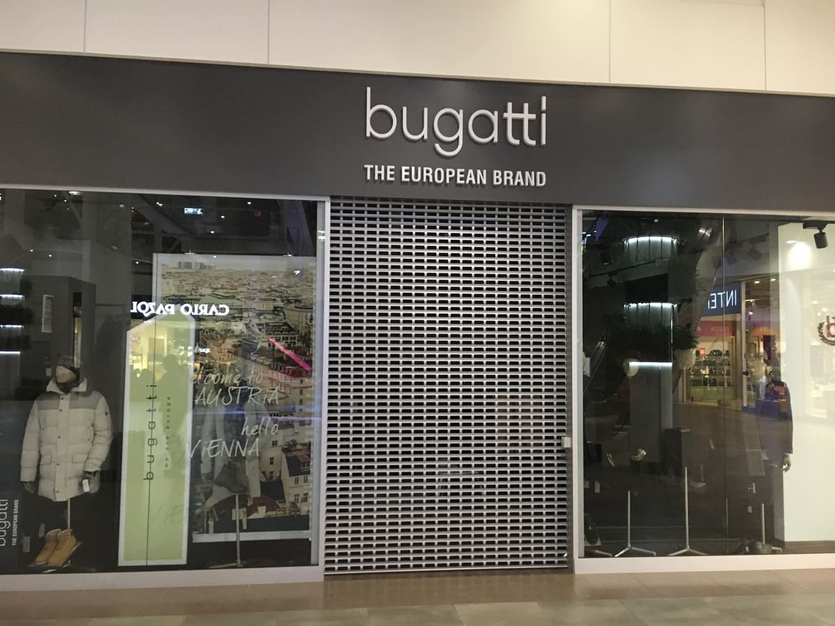 ролети для ТРЦ