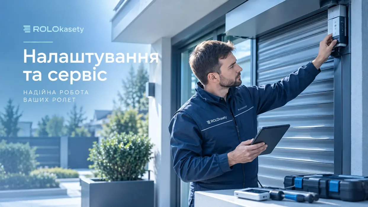 Налаштування та перевірка роботи ролетної системи після монтажу